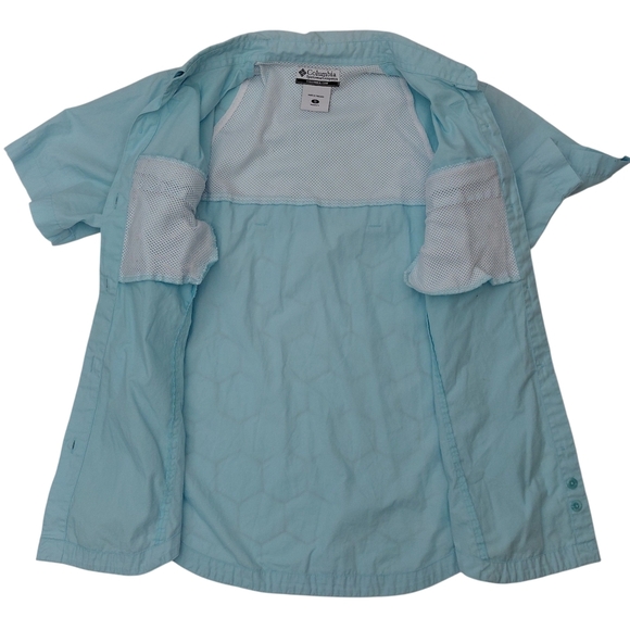 Columbia Women's Short Sleeve Button Down Shirt - Picture 4 of 6